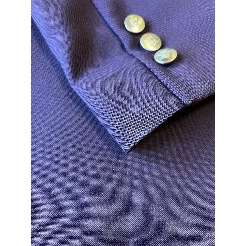 42L Jack Nicklaus Tournament Series Burgundy Gold Button Blazer‎ Made in USA